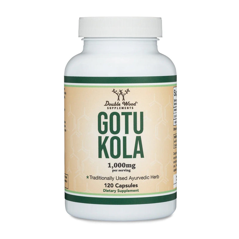 Double Wood Gotu Kola - 120 x 500 mg capsules - Welzo