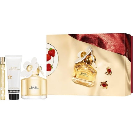 Marc Jacobs Daisy 3 Piece Gift Set: Eau De Toilette 100ml - Body Lotion 75ml - Eau De Toilette 10ml