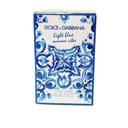 Dolce & Gabbana Light Blue Summer Vibes Pour Homme 4.2oz 125ml  Eau de Toilette Spray