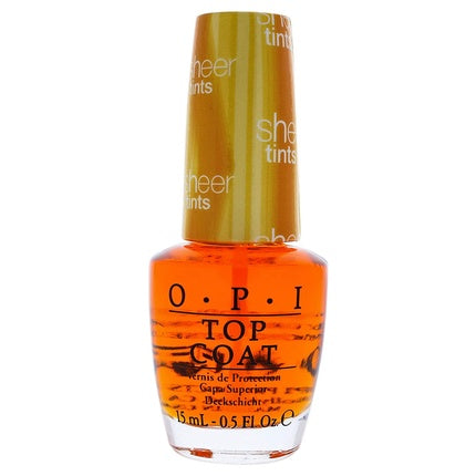 Opi Sheer Tints Top Coat 15ml I'm Never Amberrassed