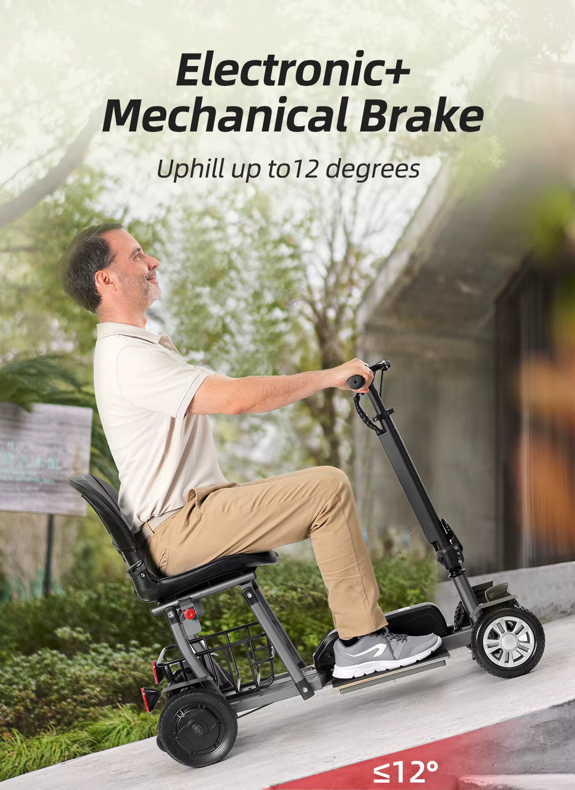 Welzo Move360 Automatic Foldable Mobility Scooter