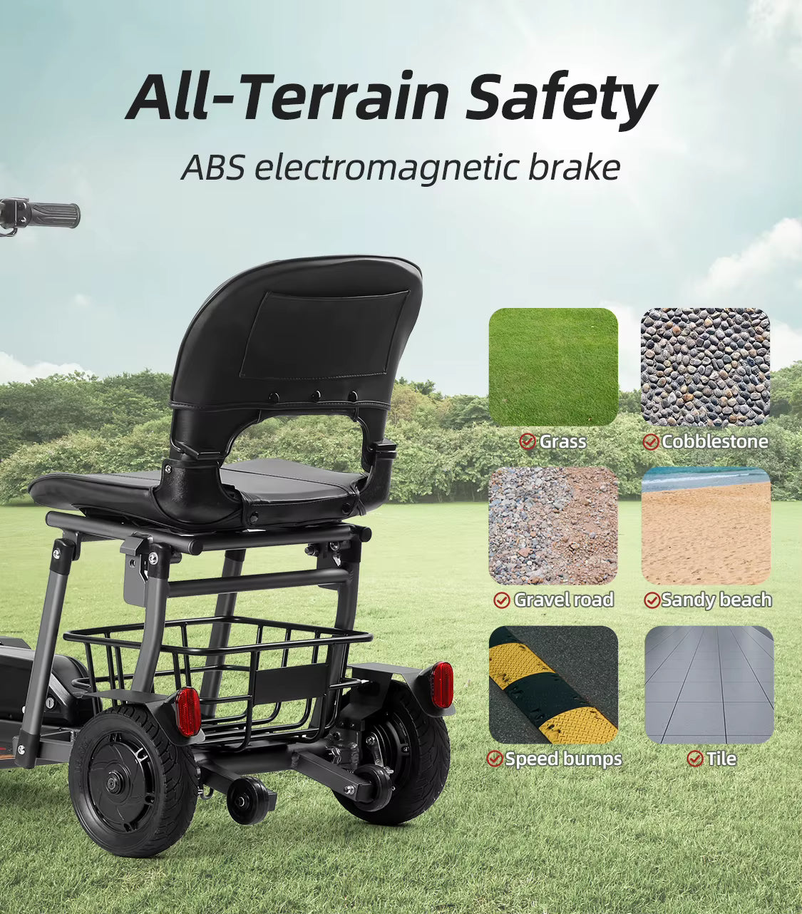 Welzo Move360 Automatic Foldable Mobility Scooter