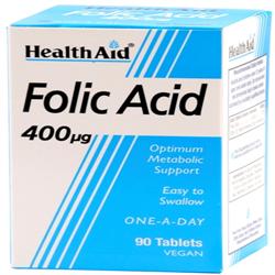 Folic Acid 400ug (Dispenser)  Tablets  1000's, HealthAid