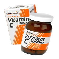 Vitamin C 1000mg Chewable (Orange Flavour) - 60 Tablets, HealthAid