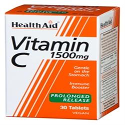 Vitamin C 1500mg - Prolonged Release   Tablets  30's, HealthAid