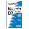 Vitamin D3 1000iu - 30 Tablets, HealthAid