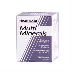 Multiminerals - Prolonged Release   Tablets 30's, HealthAid