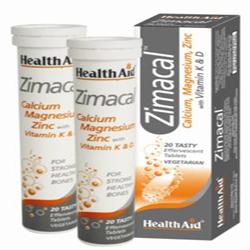 Zimacal (CalciumMagnesium ZincVitDVitK) - 20 Tablets, HealthAid