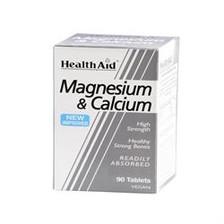 Magnesium & Calcium   Tablets 90's, HealthAid