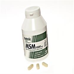 MSM 1000mg   Tablets 180's, HealthAid