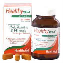 Healthy Mega - Prolonged Release - 30 tablets, HealthAid