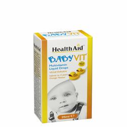 Baby Vit - Orange Flavour (Ages 0 to 4 Years) 25ml, HealthAid