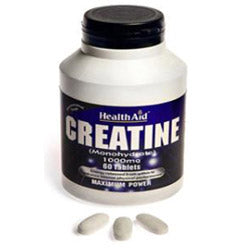 Creatine Monohydrate 1000mg - 60 Tablets, HealthAid