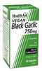 Black Garlic 750mg - 30 Vegicaps, HealthAid