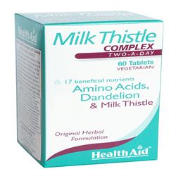 Milk Thistle Complex - 60 Tablets, HealthAid