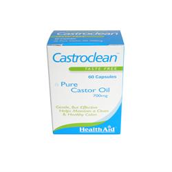 Castroclean (Castor Oil 700mg) - 60 Capsules, HealthAid