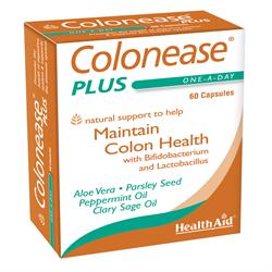 Colonease Plus for Digestive Support - 60 Capsules, HealthAid