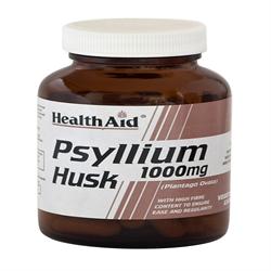 Psyllium Husk 1000mg - 60 Vegicaps, HealthAid