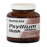Psyllium Husk 1000mg - 60 Vegicaps, HealthAid