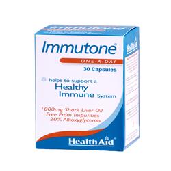 Immutone Shark Liver Oil 1000mg - 30 Capsules, HealthAid