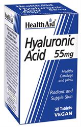 Hyalluronic Acid 55mg - 30 Tablets, HealthAid