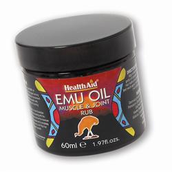 Emu Oil - Muscle & Joint Rub Cream 60ml, HealthAid