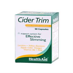 Cider Trim (Cider Vinegar Complex) - 90 Capsules, HealthAid