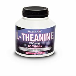 L-Theanine 200mg Tablets 60's, HealthAid