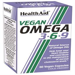 Vegan Omega 3.6.9 - 60 Capsules, HealthAid