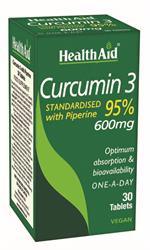 Curcumin 3 - 30 Tablets, HealthAid