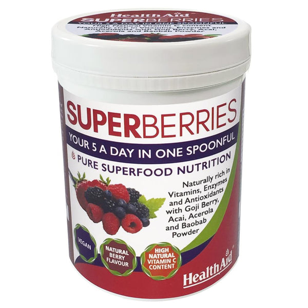 SuperBerries Powder 180g, HealthAid