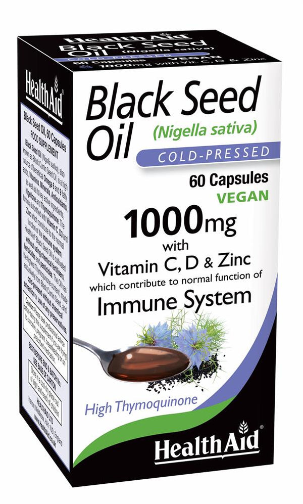 Black Seed Oil Capsules, HealthAid