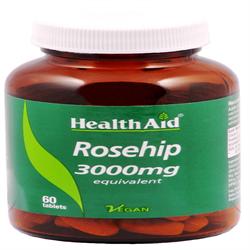 Rosehip 3000mg Equivalent - 60 Tablets, HealthAid