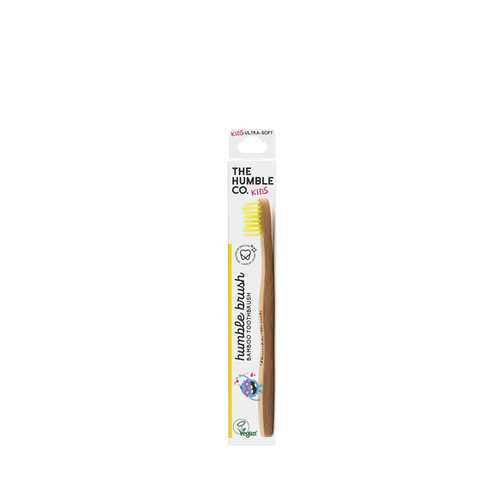 Humble Bamboo Kids Toothbrush Ultra Soft Mixed Colours - 1 unit, Humble Brush