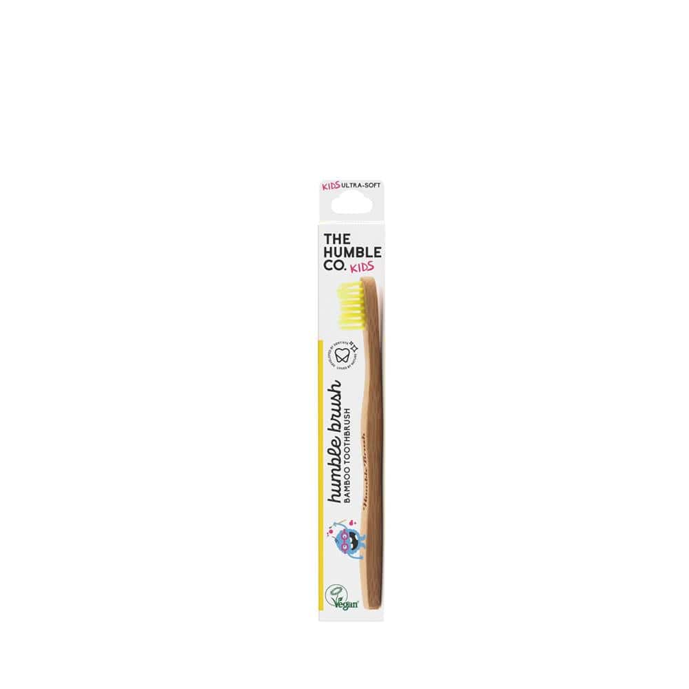 Humble Bamboo Kids Toothbrush Ultra Soft Mixed Colours - 1 unit, Humble Brush