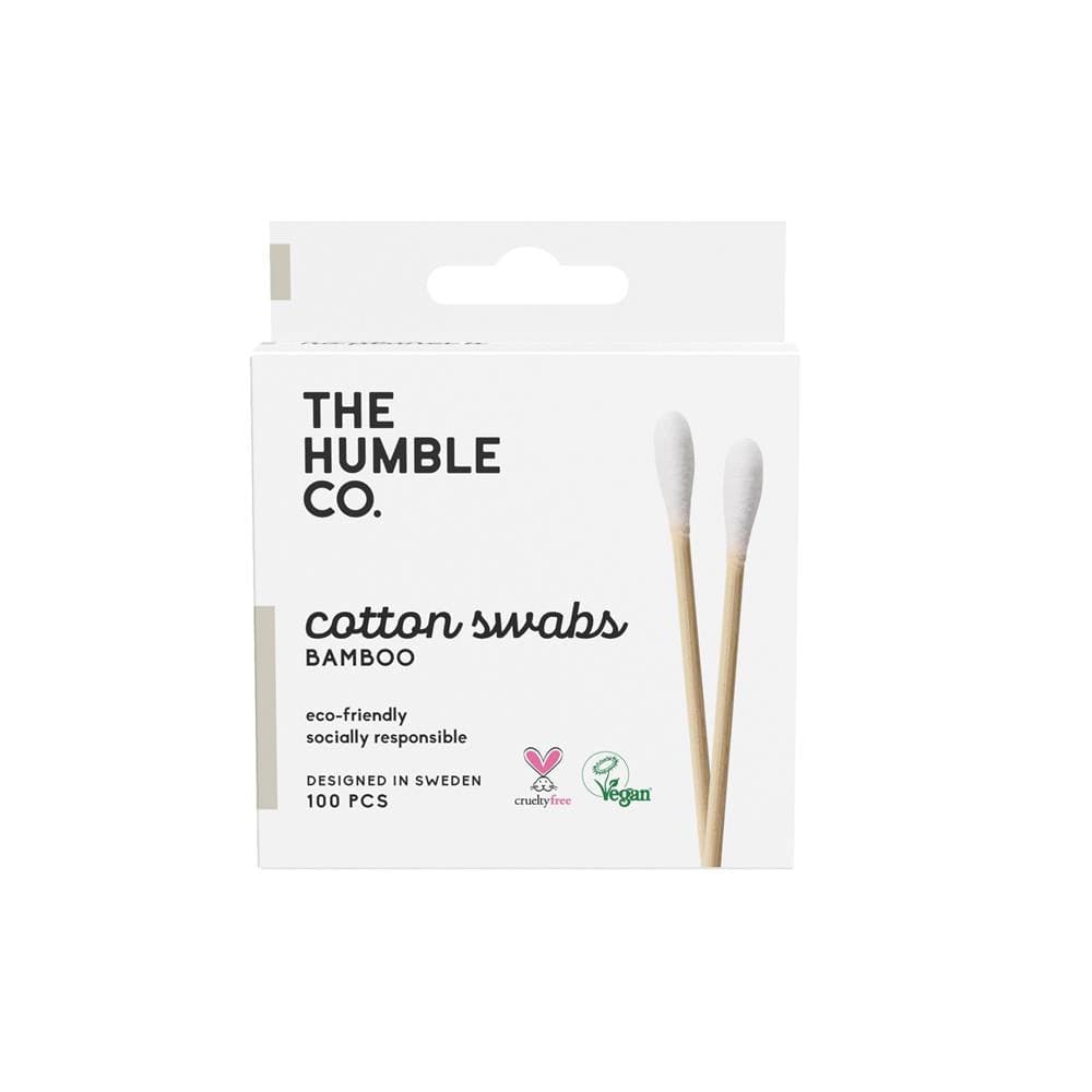 Humble Bamboo Cotton Buds White  100pcs, Humble Brush