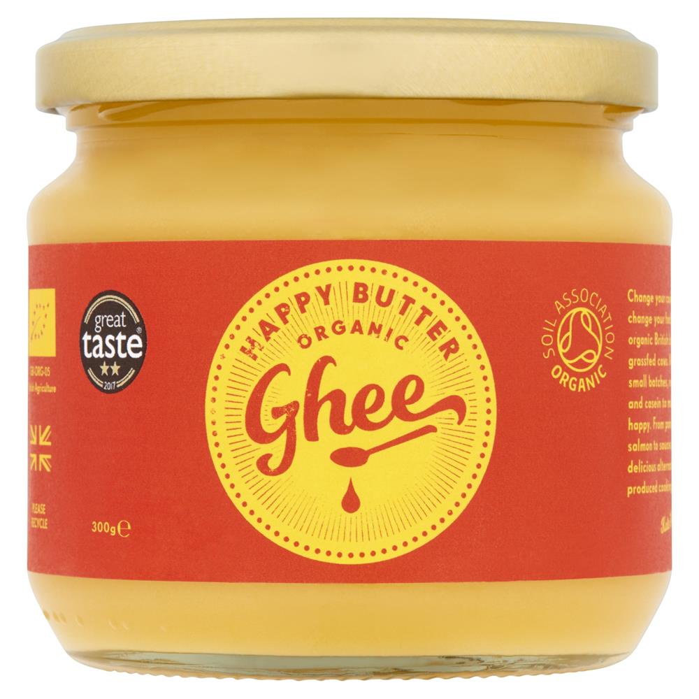 Artisan Organic UK Ghee 300g Jar, Happy Butter