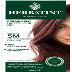 Light Mahogany Chestnut Ammonia Free hair Colour 5M 150ml, Herbatint