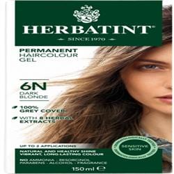 Dark Blonde Ammonia Free hair Colour 6N 150ml, Herbatint