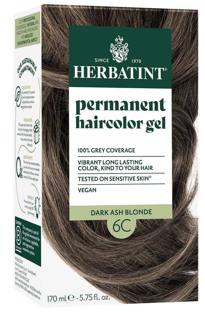 Dark Ash Blonde Hair Colour 6C 150ml, Herbatint