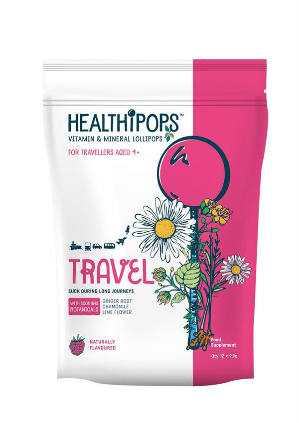 Healthipops Travel Vitamin & Mineral lollipops., Healthipops