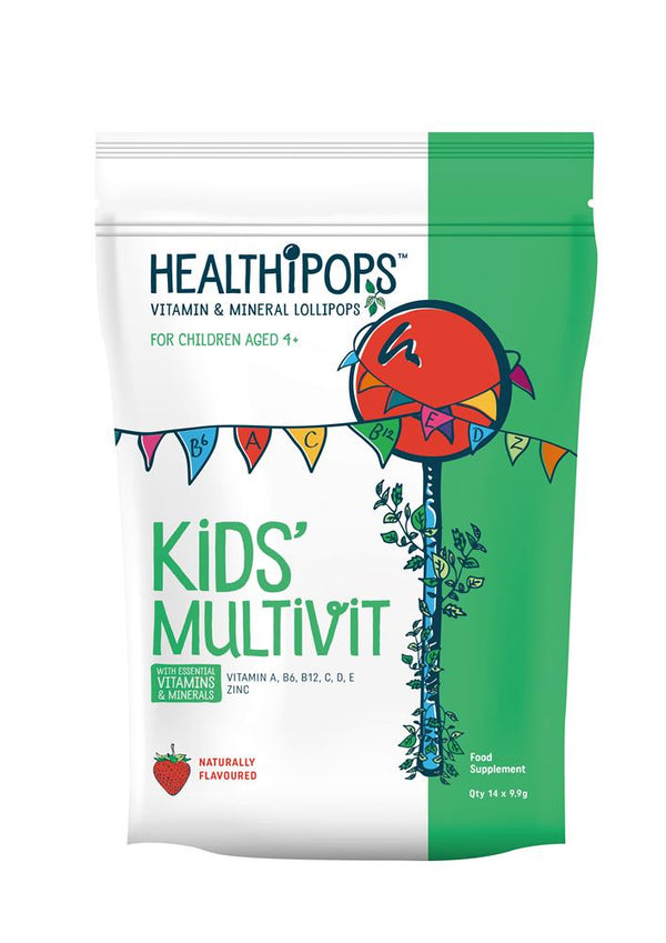 Healthipops Vitamin & Mineral lollipops. Kids' Multivit, Healthipops