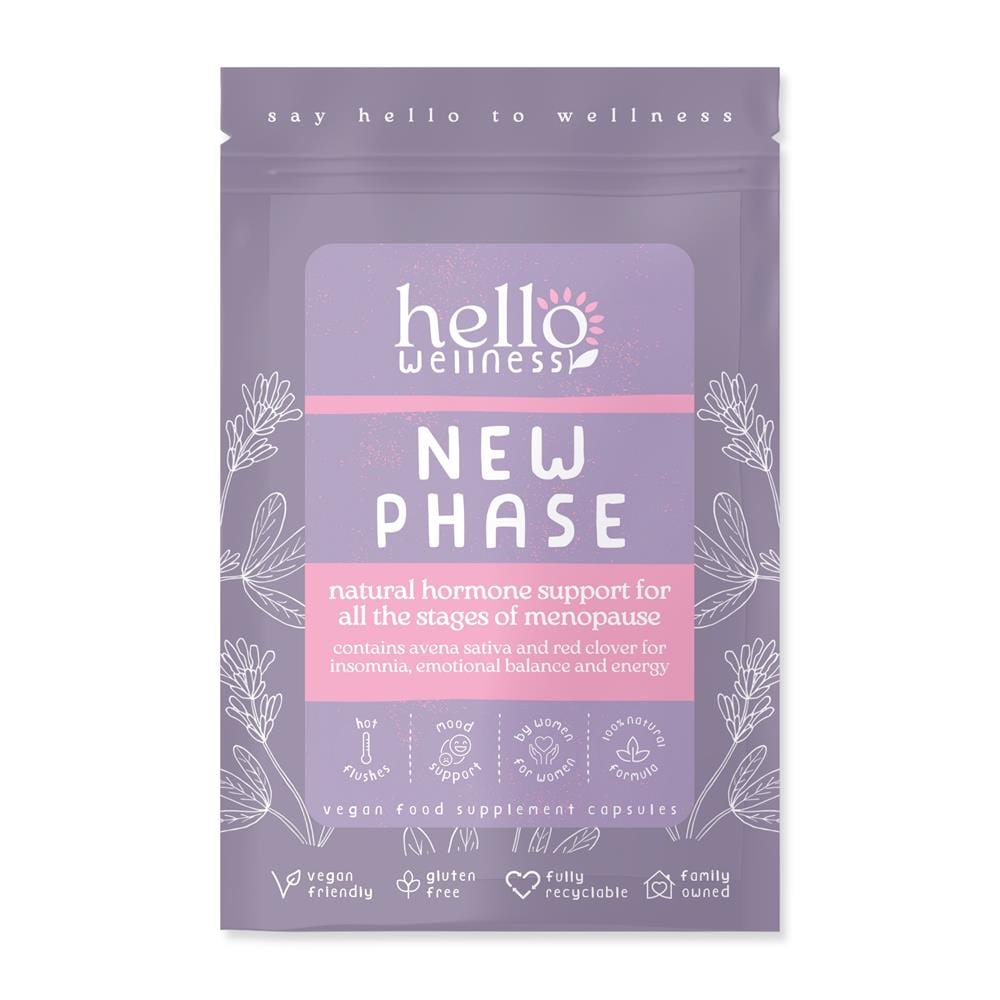 New Phase menopause support 60 x 400mg, Hello Wellness