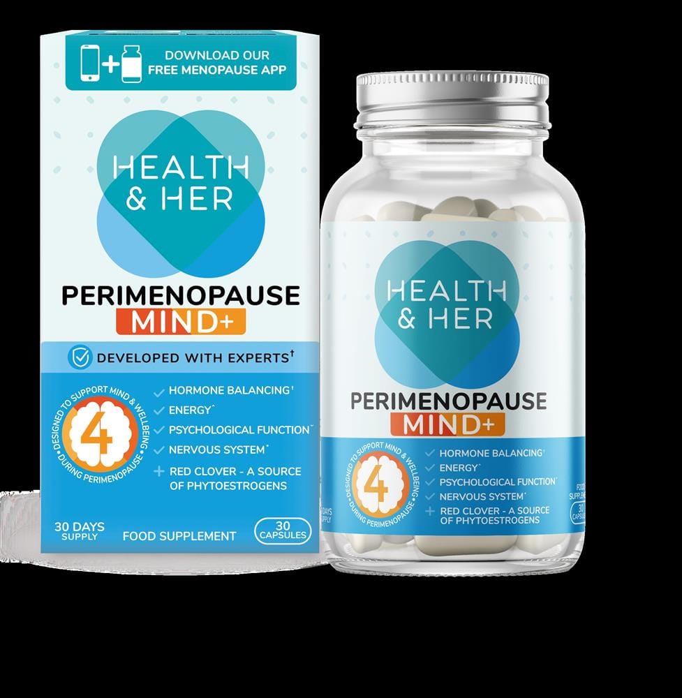 Health & Her Perimenopause Mind+ Multi Nutrient Supplement 30 Cap, Health & Her