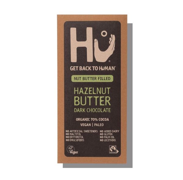 Hu Hazelnut Butter Dark Chocolate Bar 60g, Hu