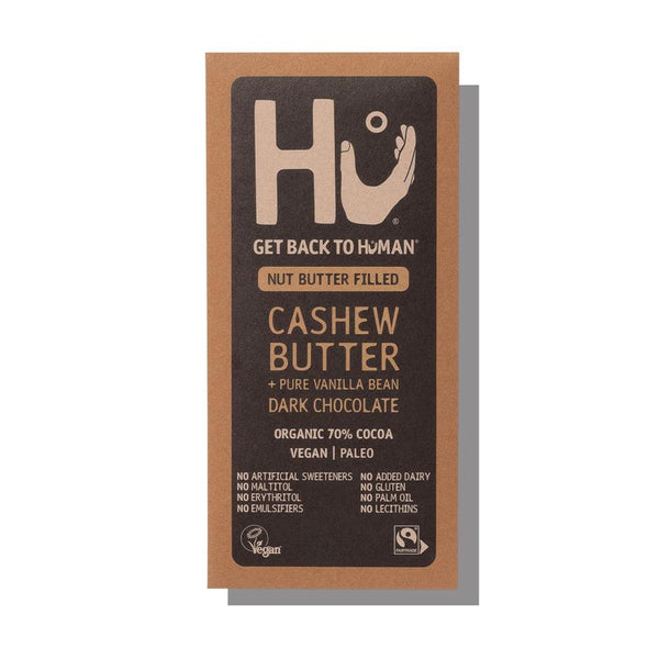 Cashew Butter and Vanilla Dark Chocolate Bar 60g, Hu