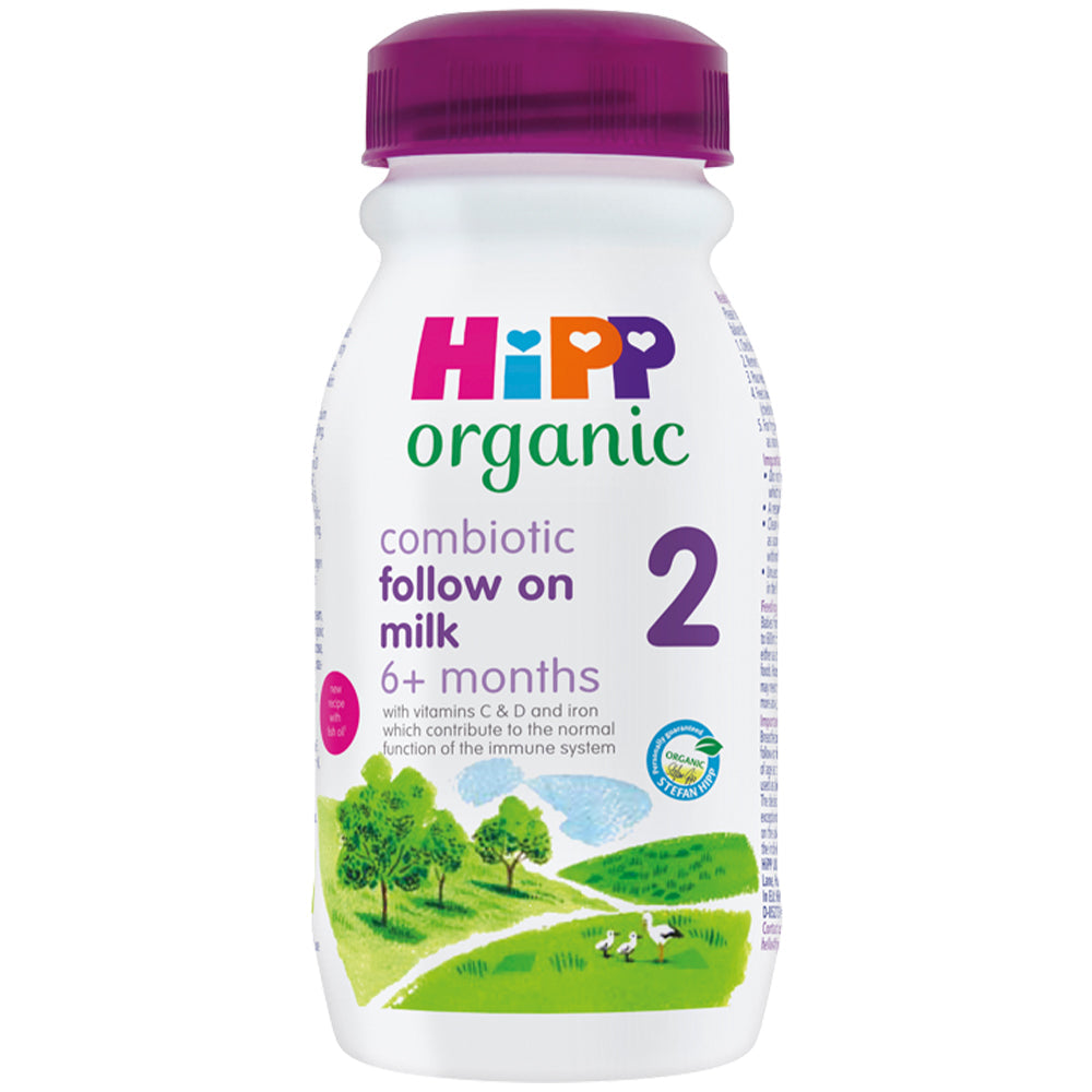 HiPP Organic 2 Follow on Baby Milk RTF from 6 months 200ml, Hipp