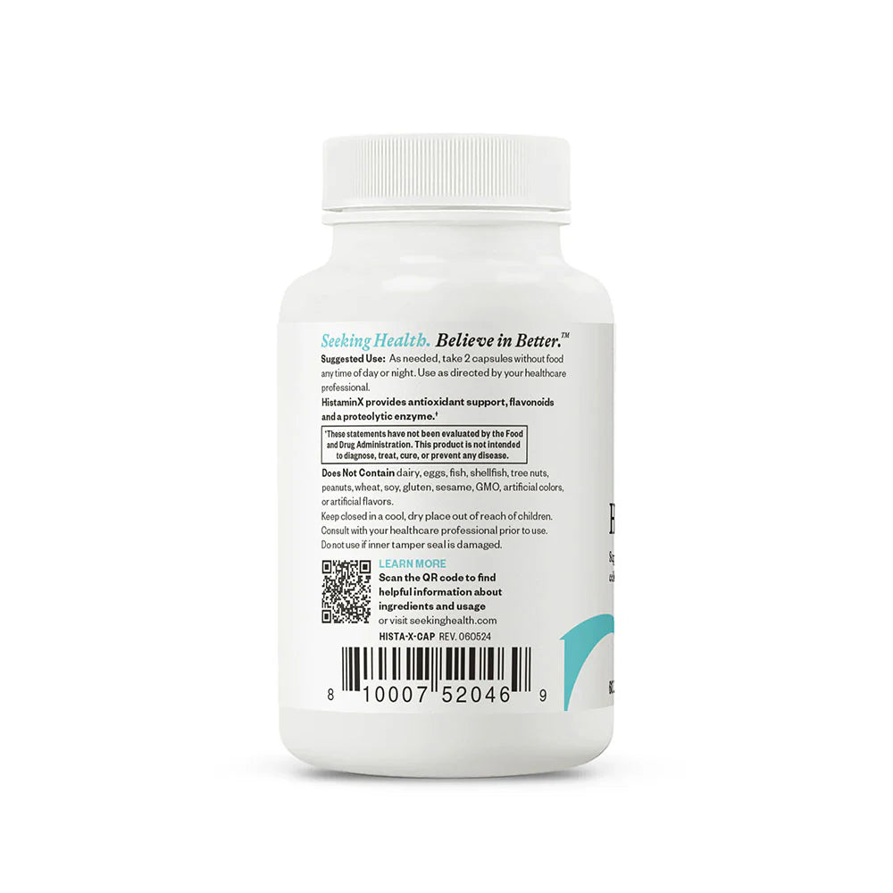 HistaminX - 60 Vegetarian Capsules - Seeking Health