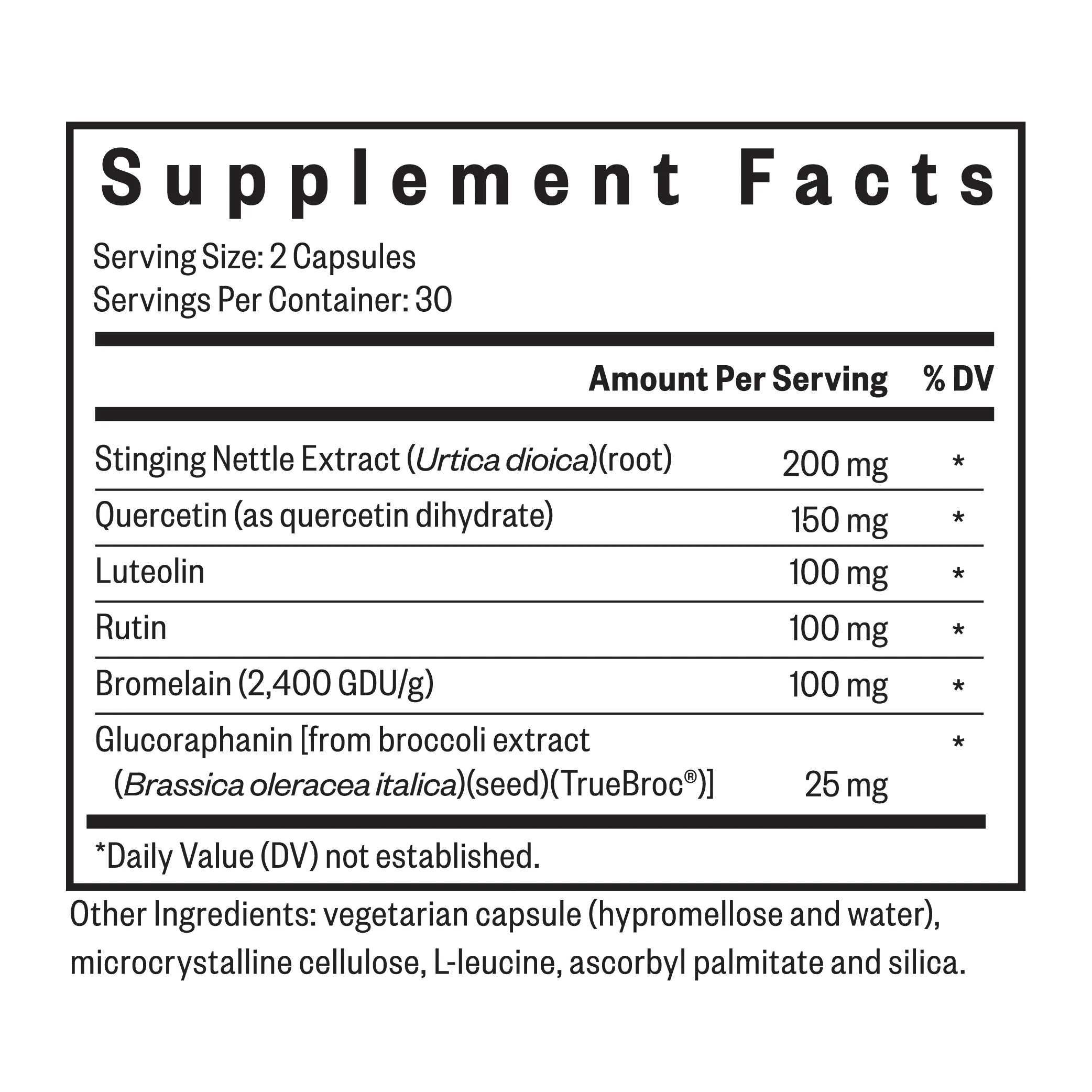 Histaminx - 60 cápsulas vegetarianas - Buscando salud