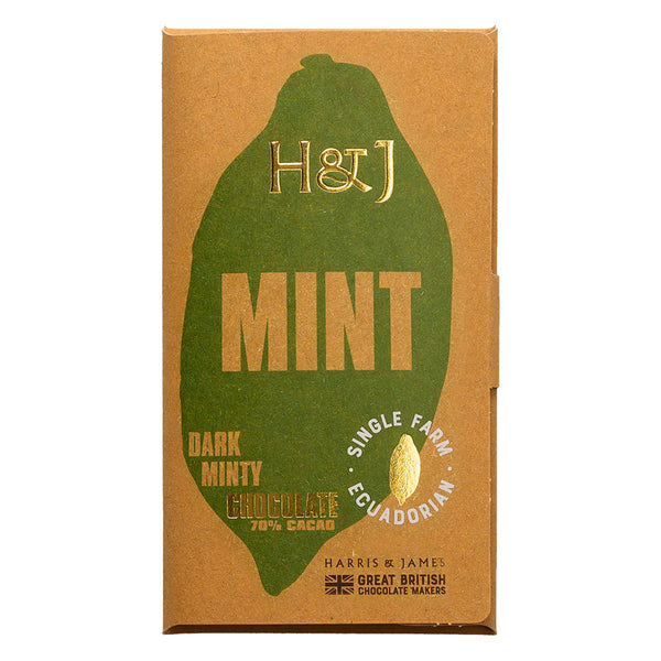 Mint Chocolate Bar 86g, Harris and James